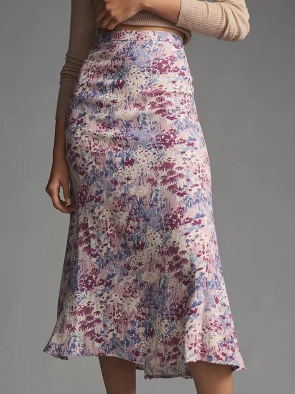 Reformation Bea Skirt in Morning Dew - Size 4
